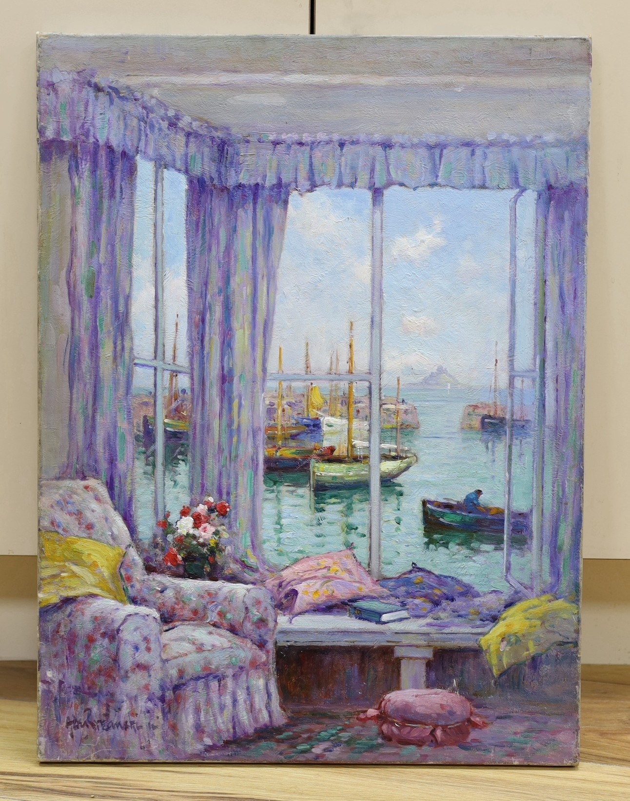 Alfred Fontville De Breanski Jr (1877-1957), oil on canvas, 